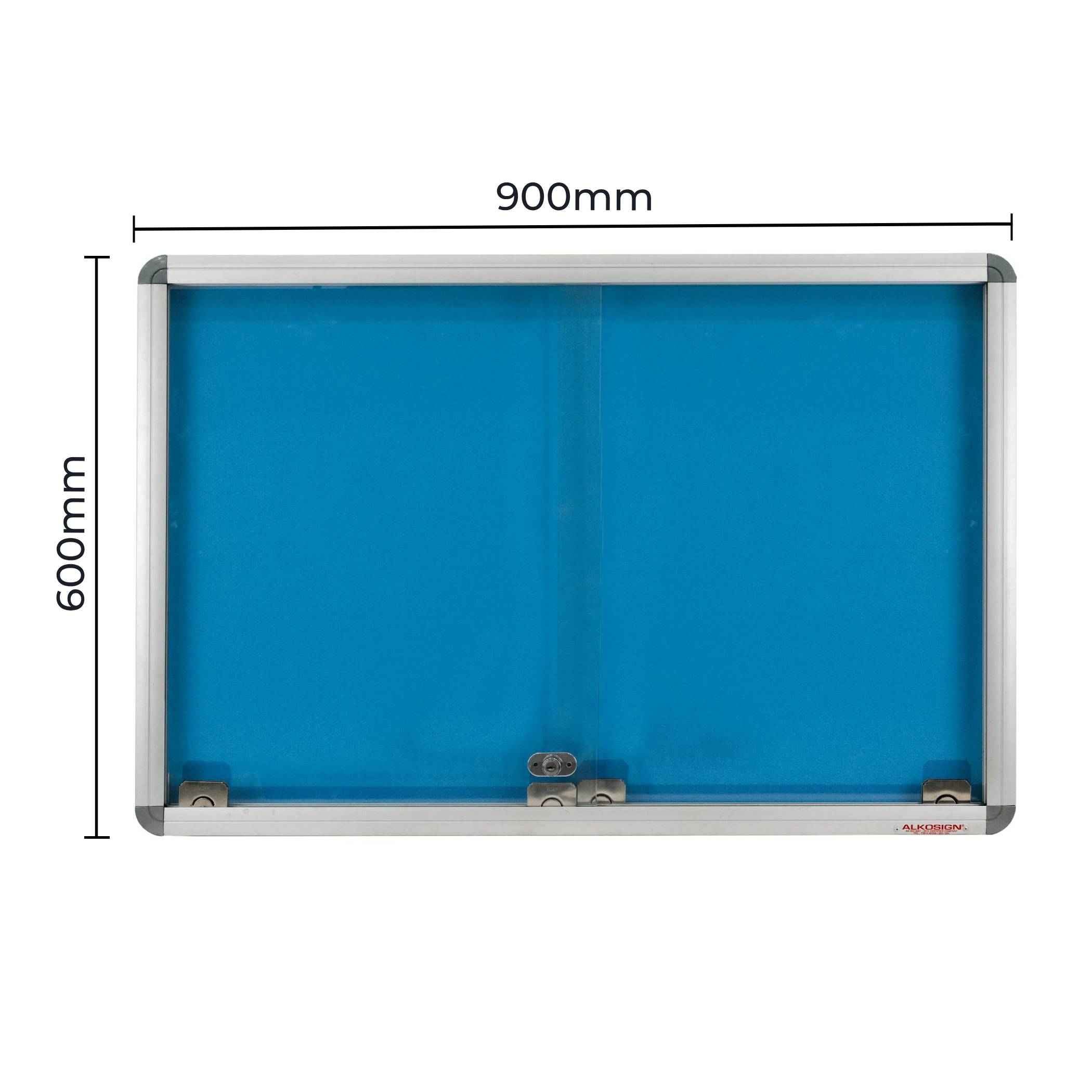 Sliding Glass Notice Board