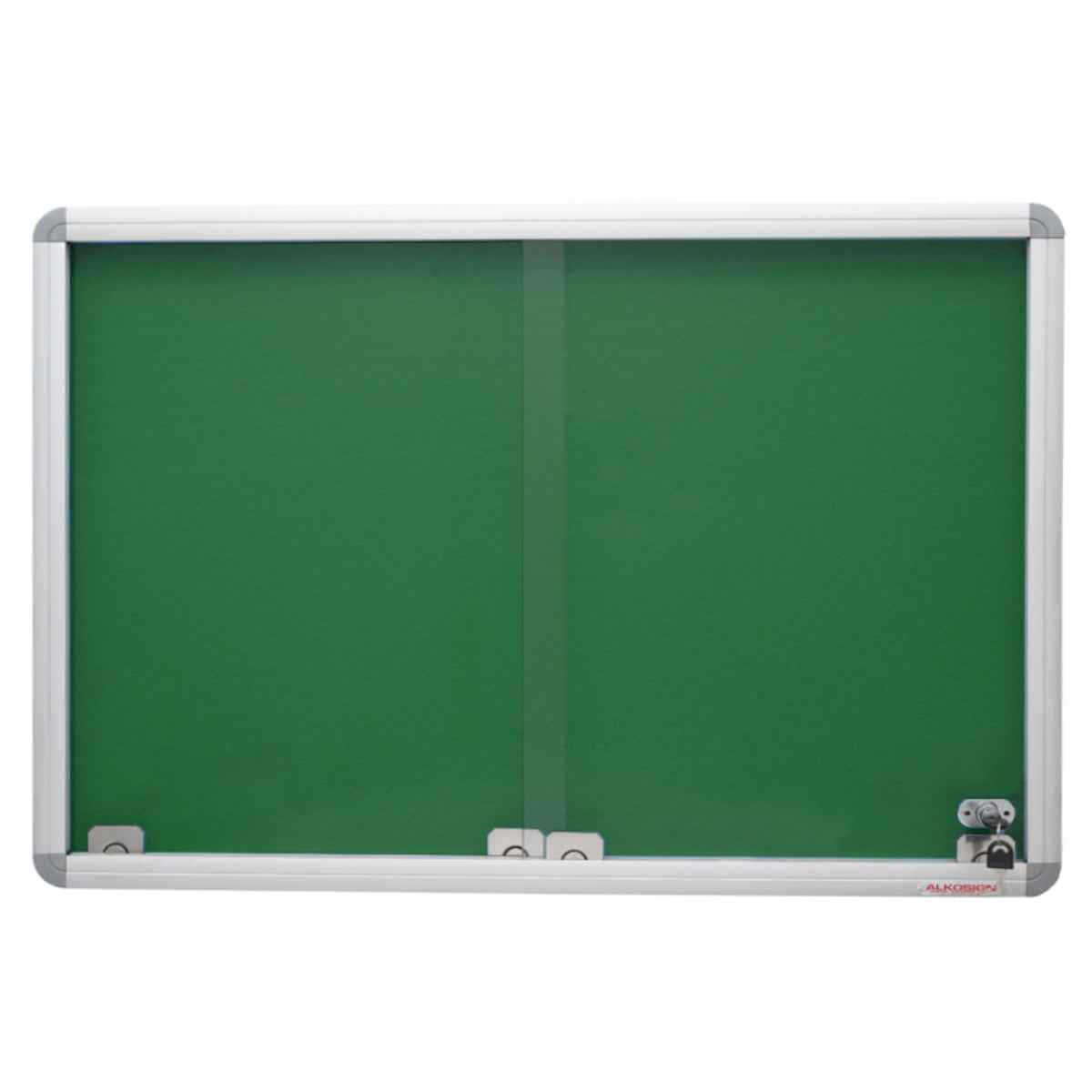 Sliding Glass Felt Notice Board