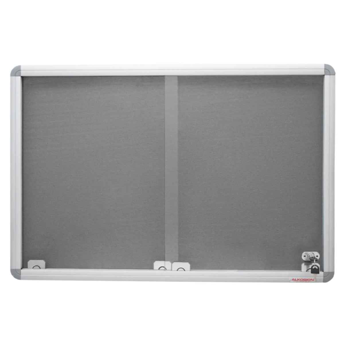 Sliding Glass Felt Notice Board