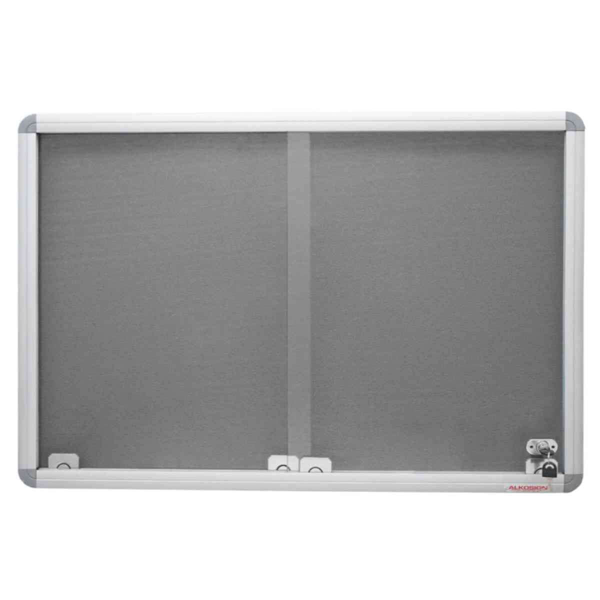 Sliding Glass Felt Notice Board