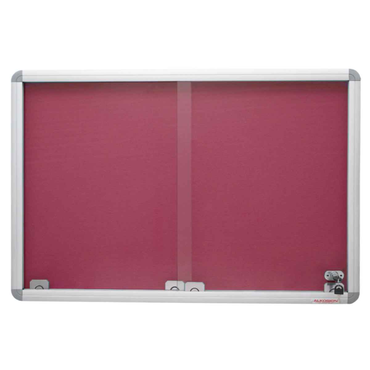 Sliding Glass Felt Notice Board