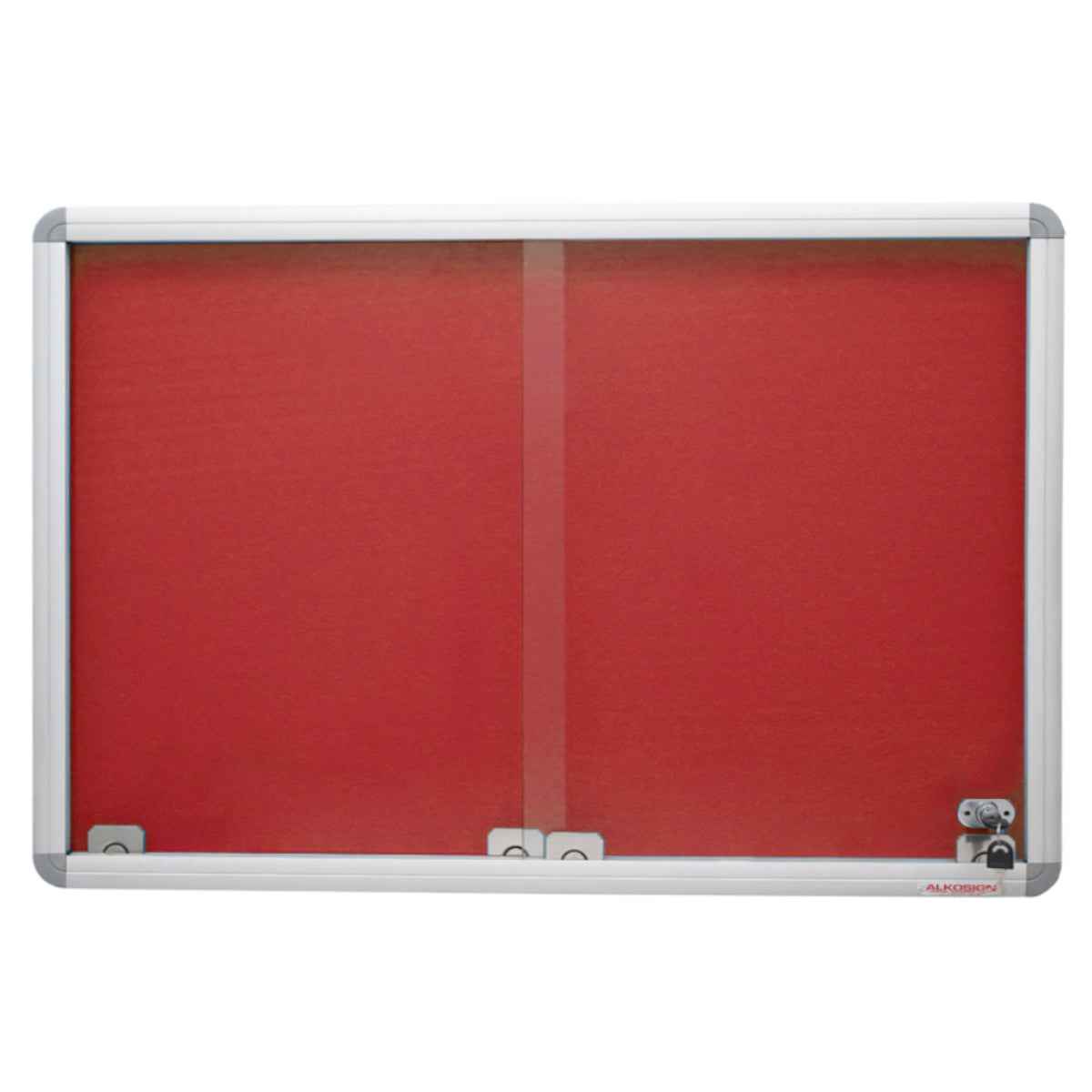Sliding Glass Felt Notice Board