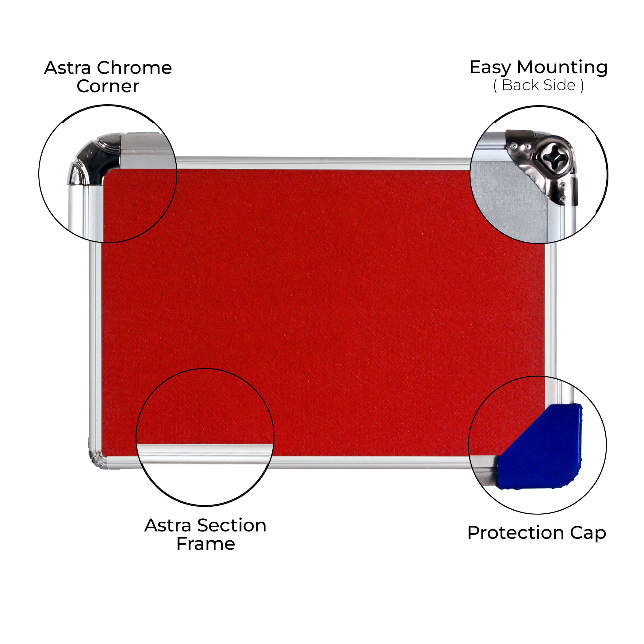 Astra Felt Notice Boards - Alkosign Limited