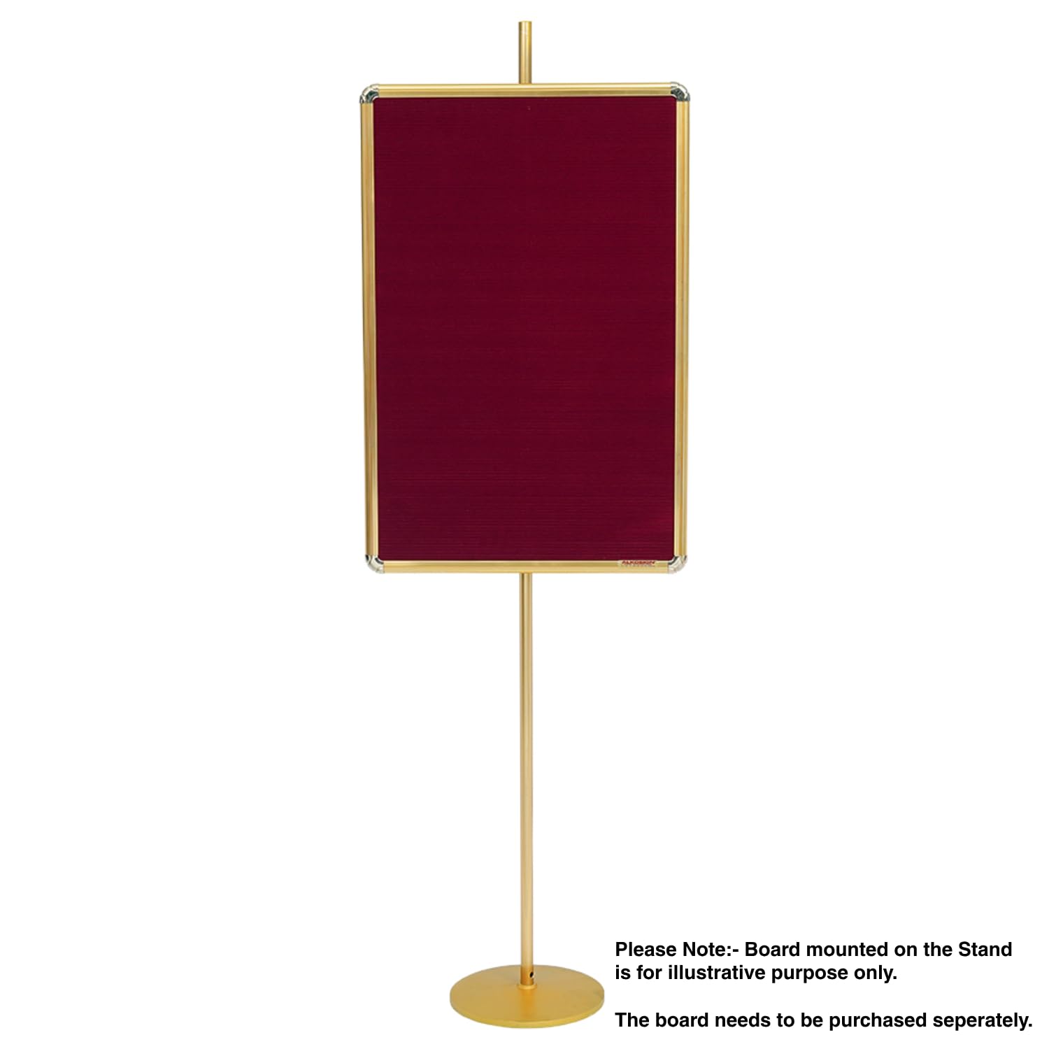 Grooved Display Stand (With Casters / Without Casters)