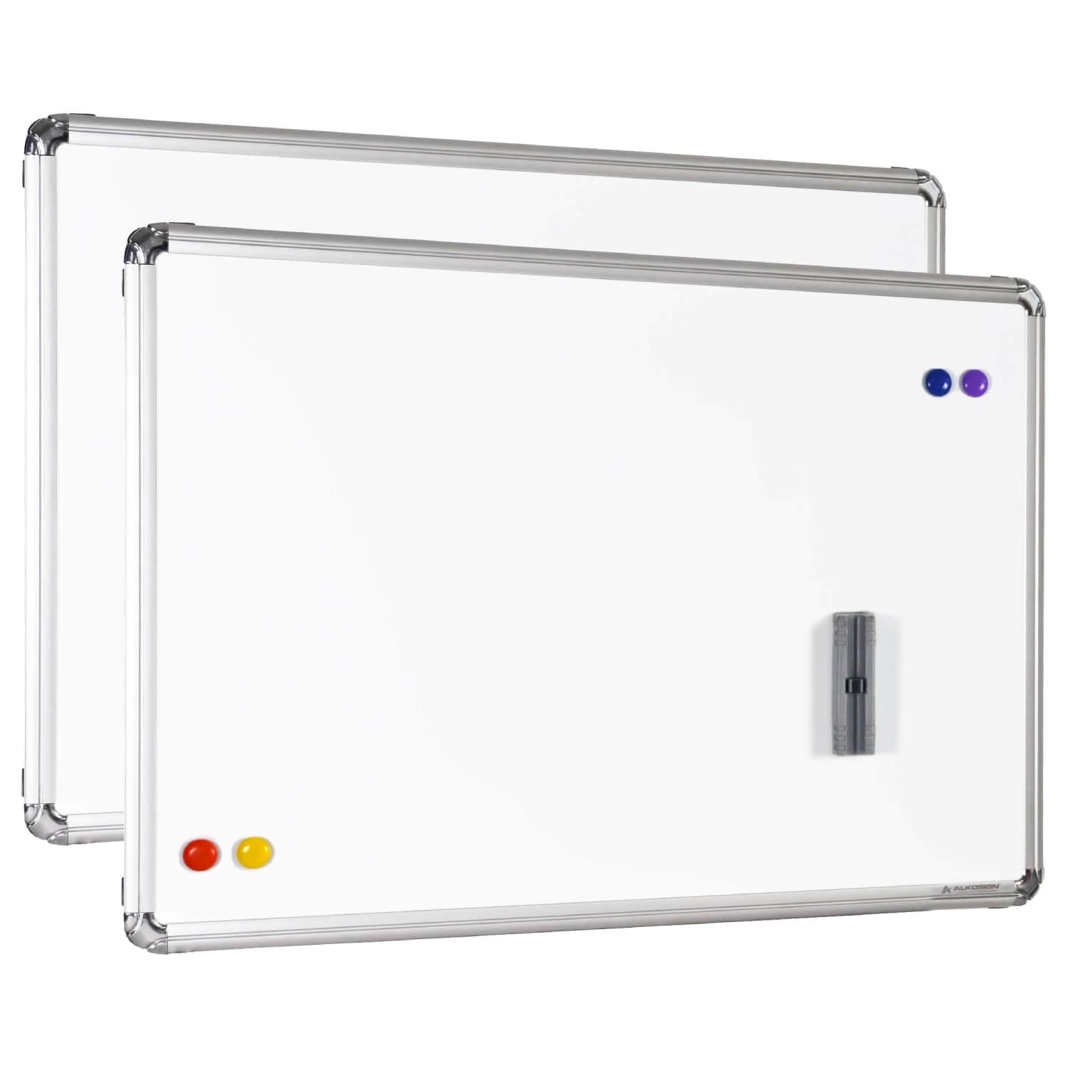 Astra Chrome Magnetic Double Sided White Board