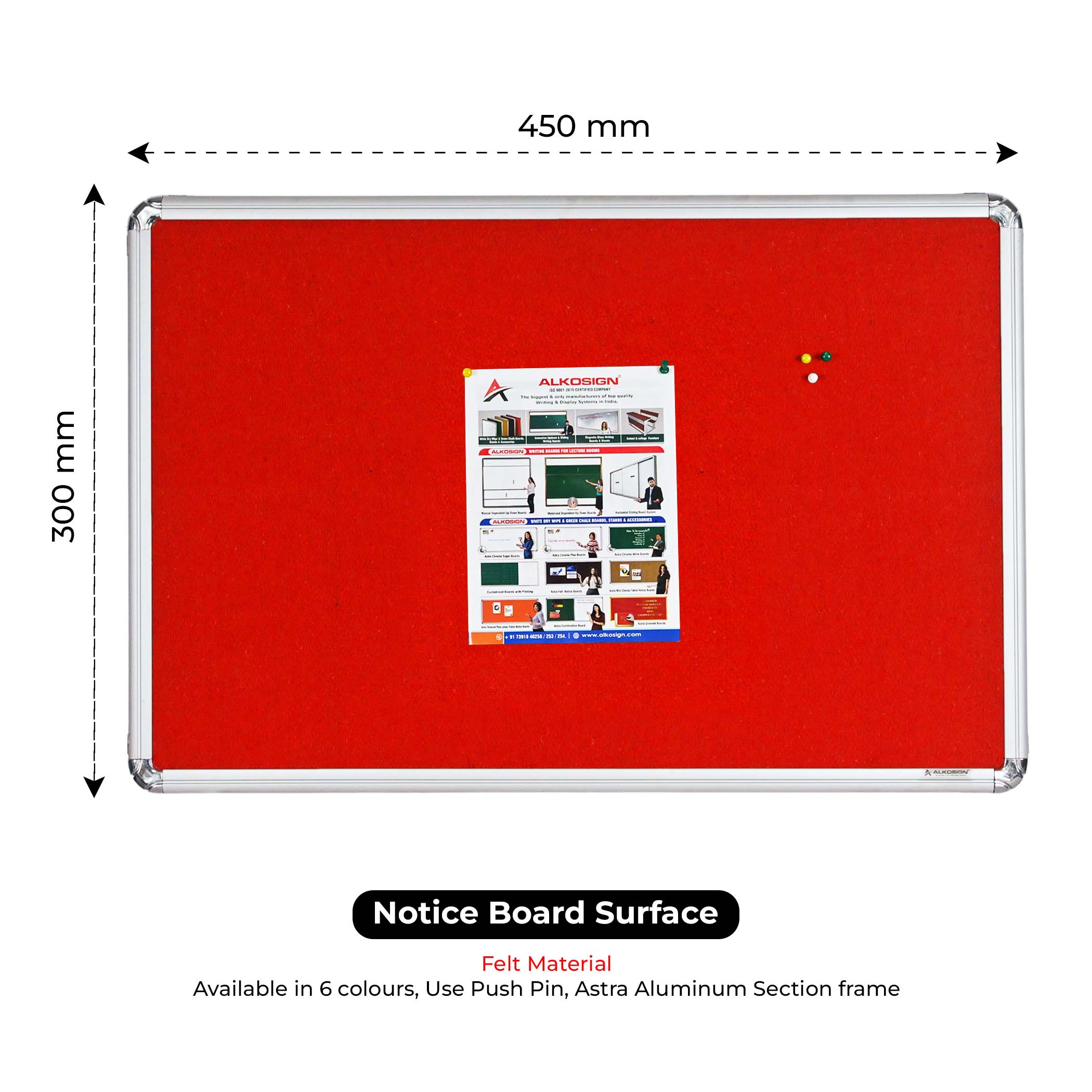 Astra Felt Notice Boards - Alkosign Limited