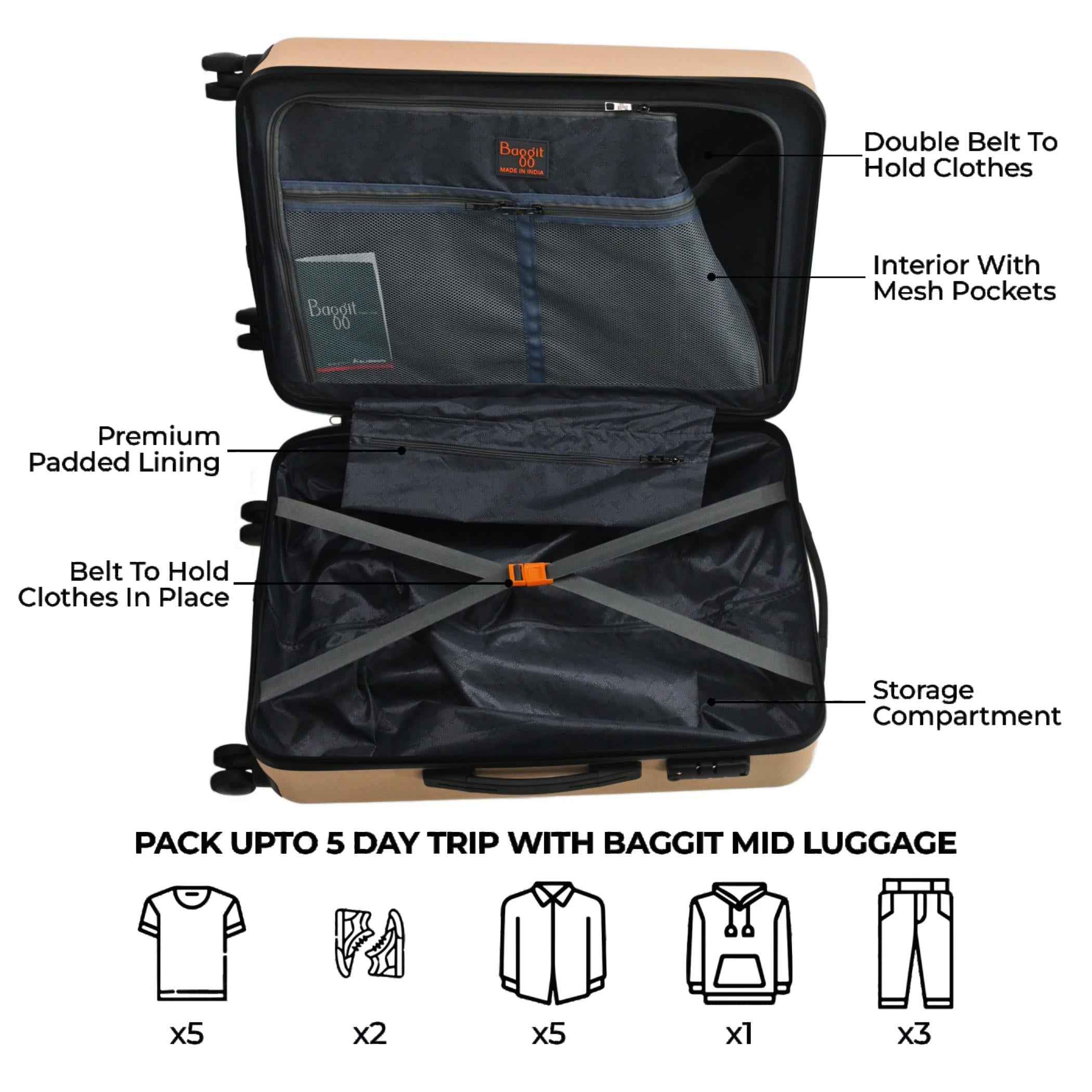 Baggit Passion Peach