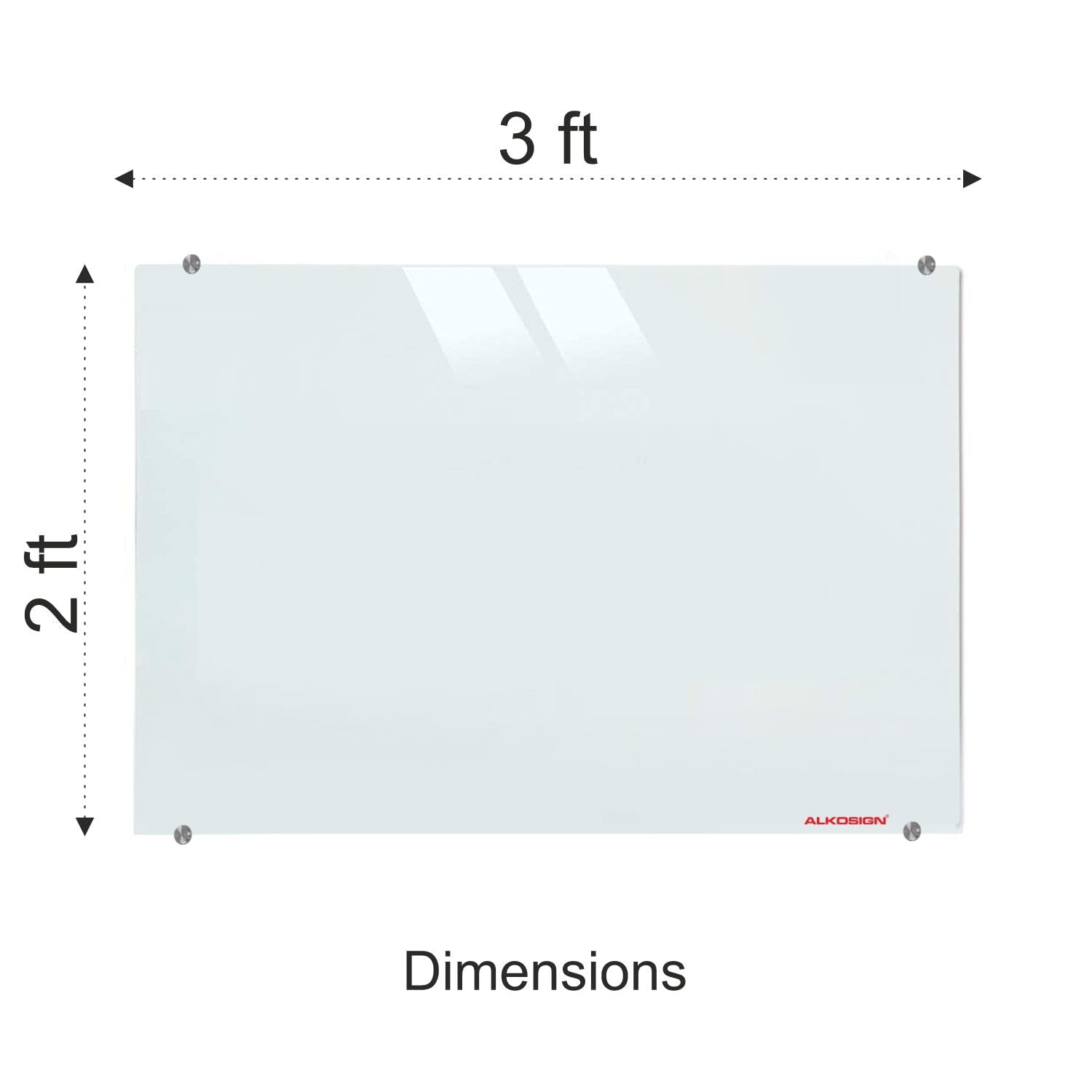 Glass Board ( Non-Magnetic Board)
