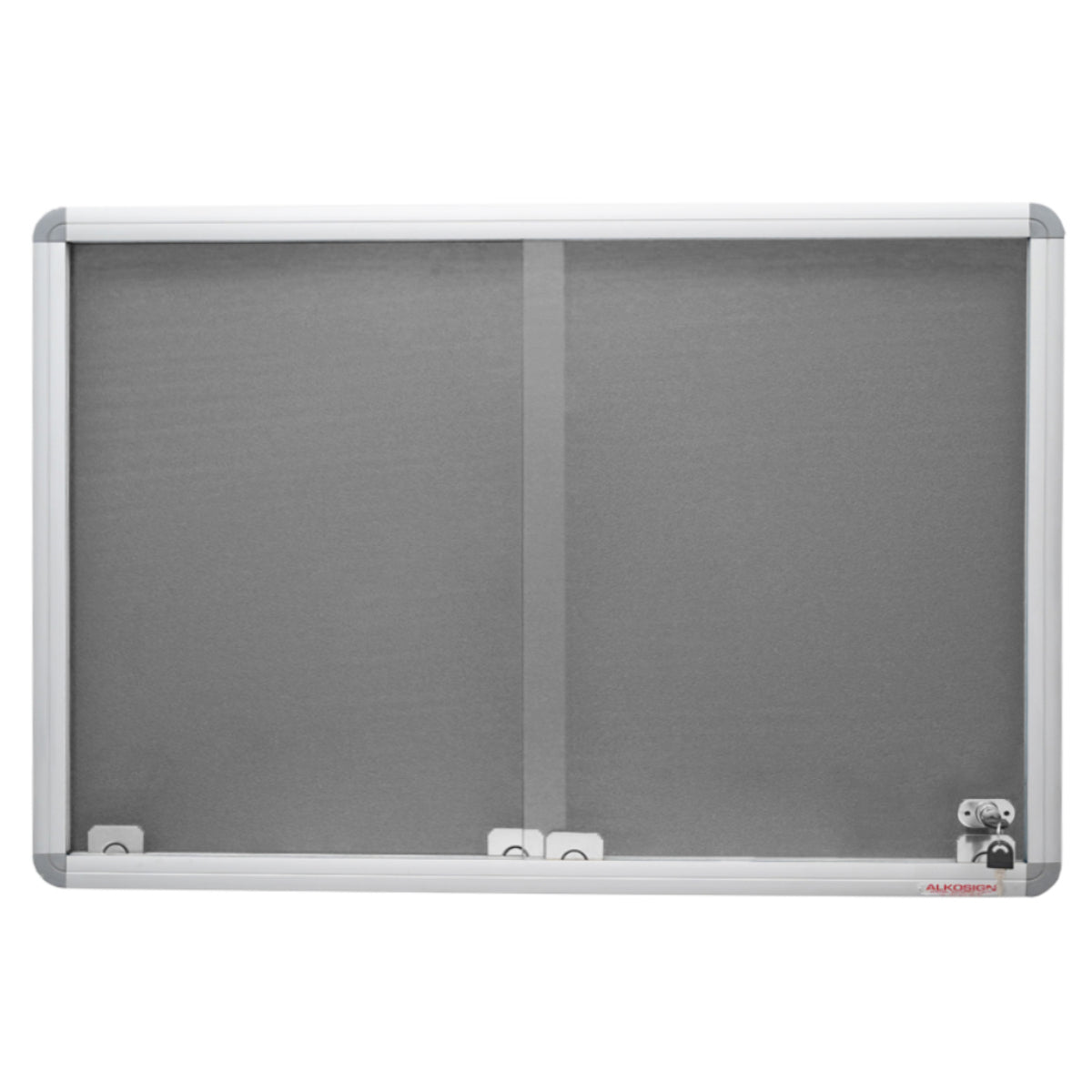 Sliding Glass Felt Notice Board