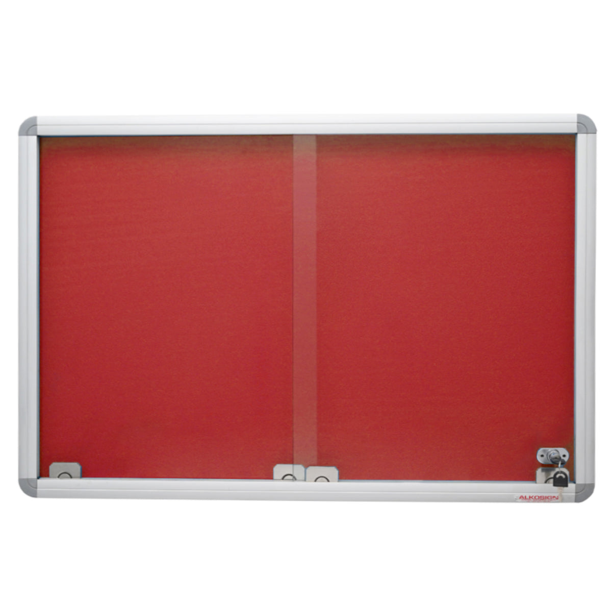 Sliding Glass Felt Notice Board