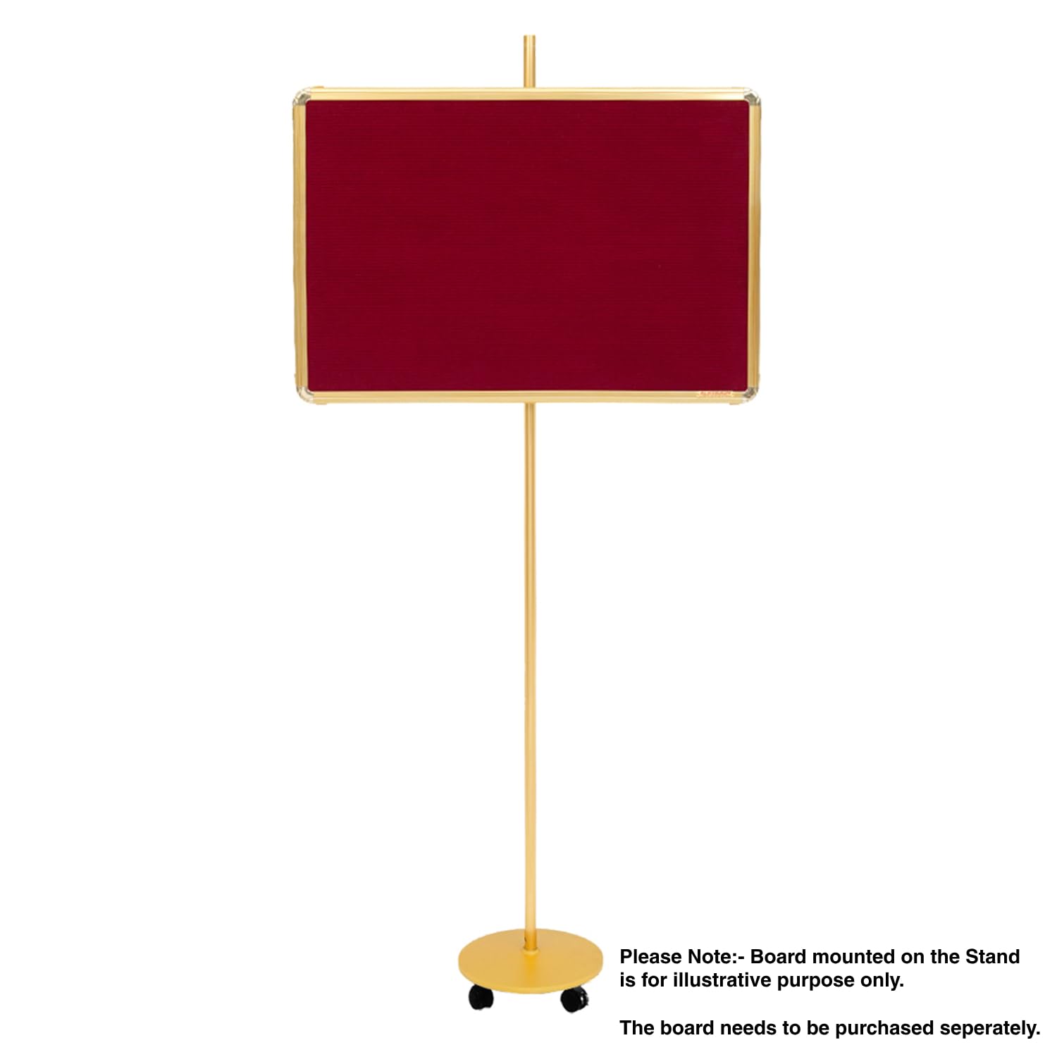 Grooved Display Stand (With Casters / Without Casters)