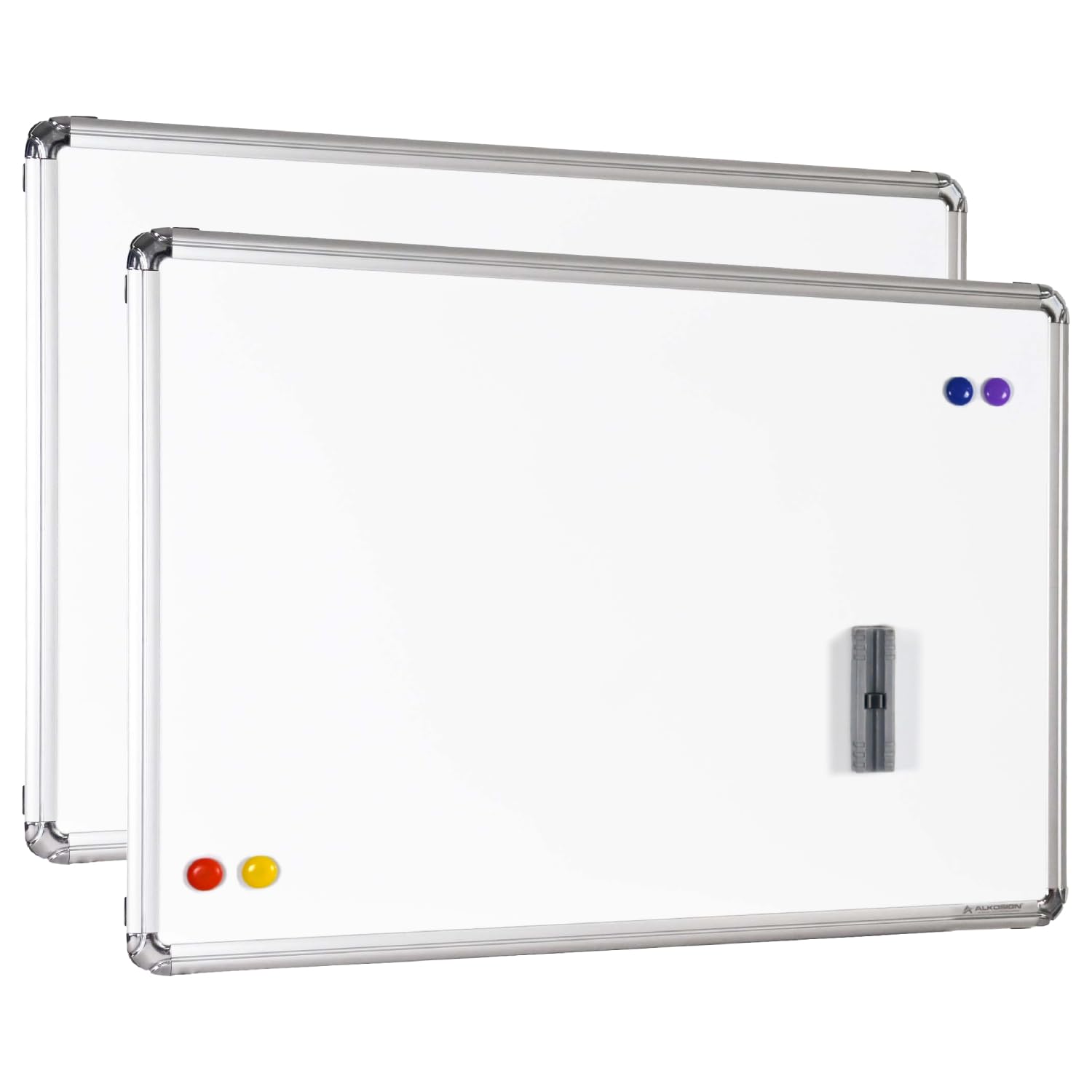 Astra Chrome Magnetic Double Sided White Board