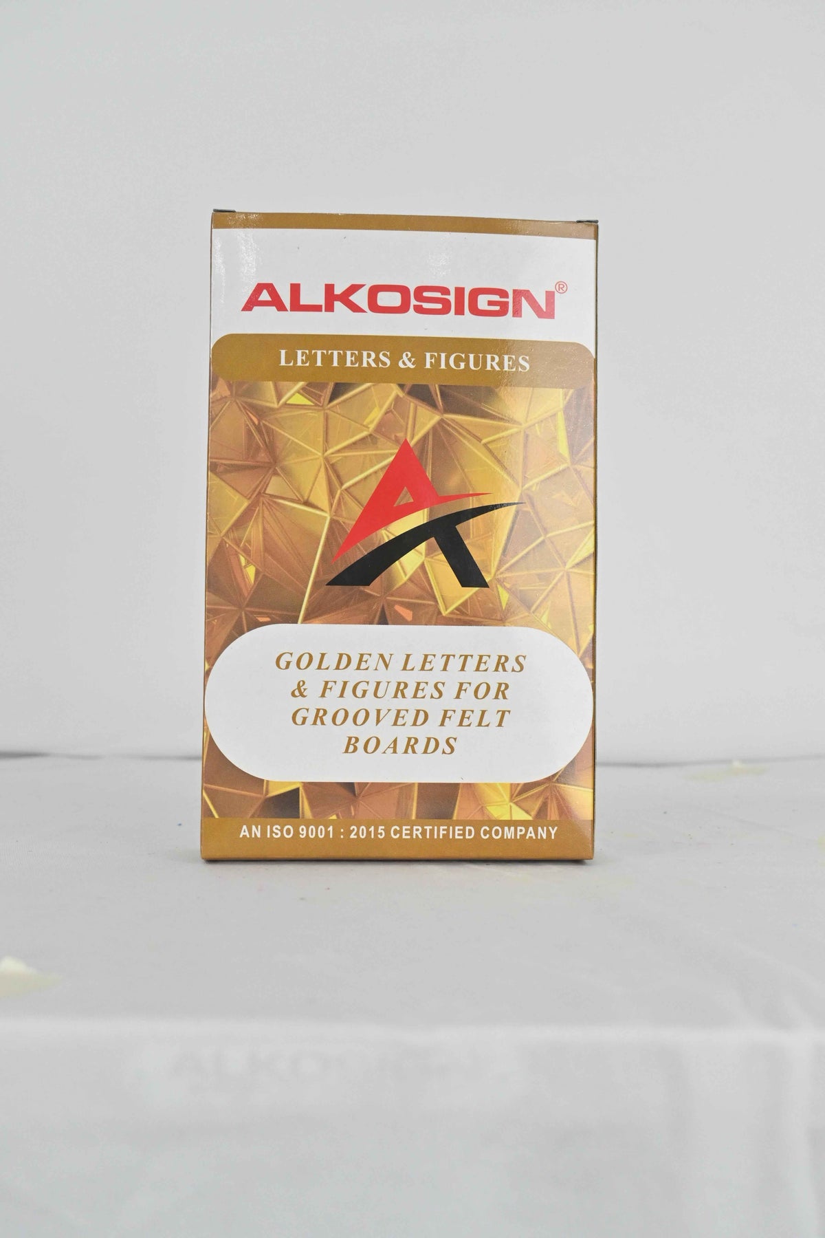 Gold Foiled Plastic Letters Board Manufacturer & Golden Figures | Alkosign