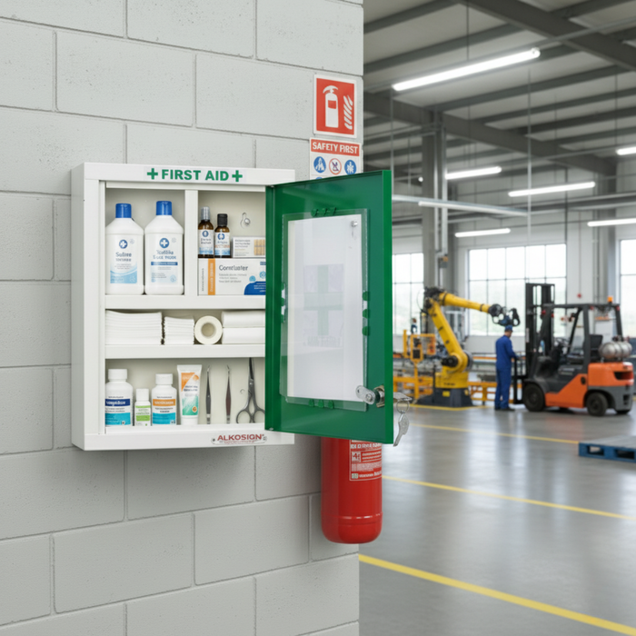 First Aid Box Introduction Elegant First Aid Box – Ideal for Residence, Office & Industry