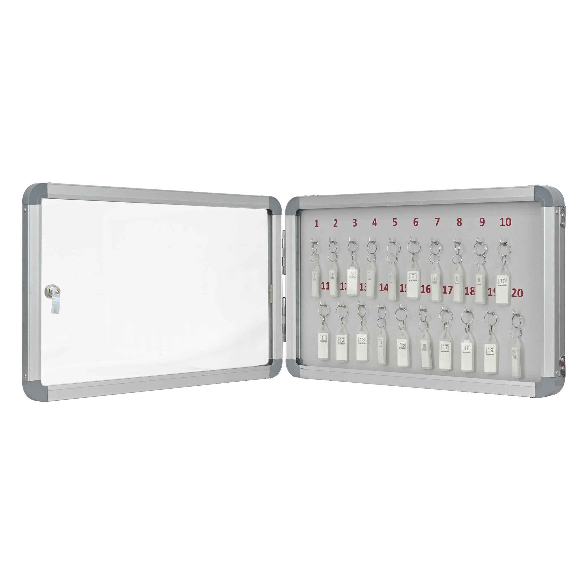 Key Cabinet With Laminated Back for Secure Office Storage