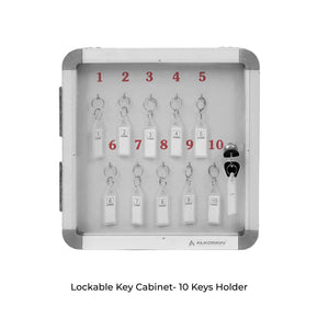 Key Cabinet With Laminated Back for Secure Office Storage