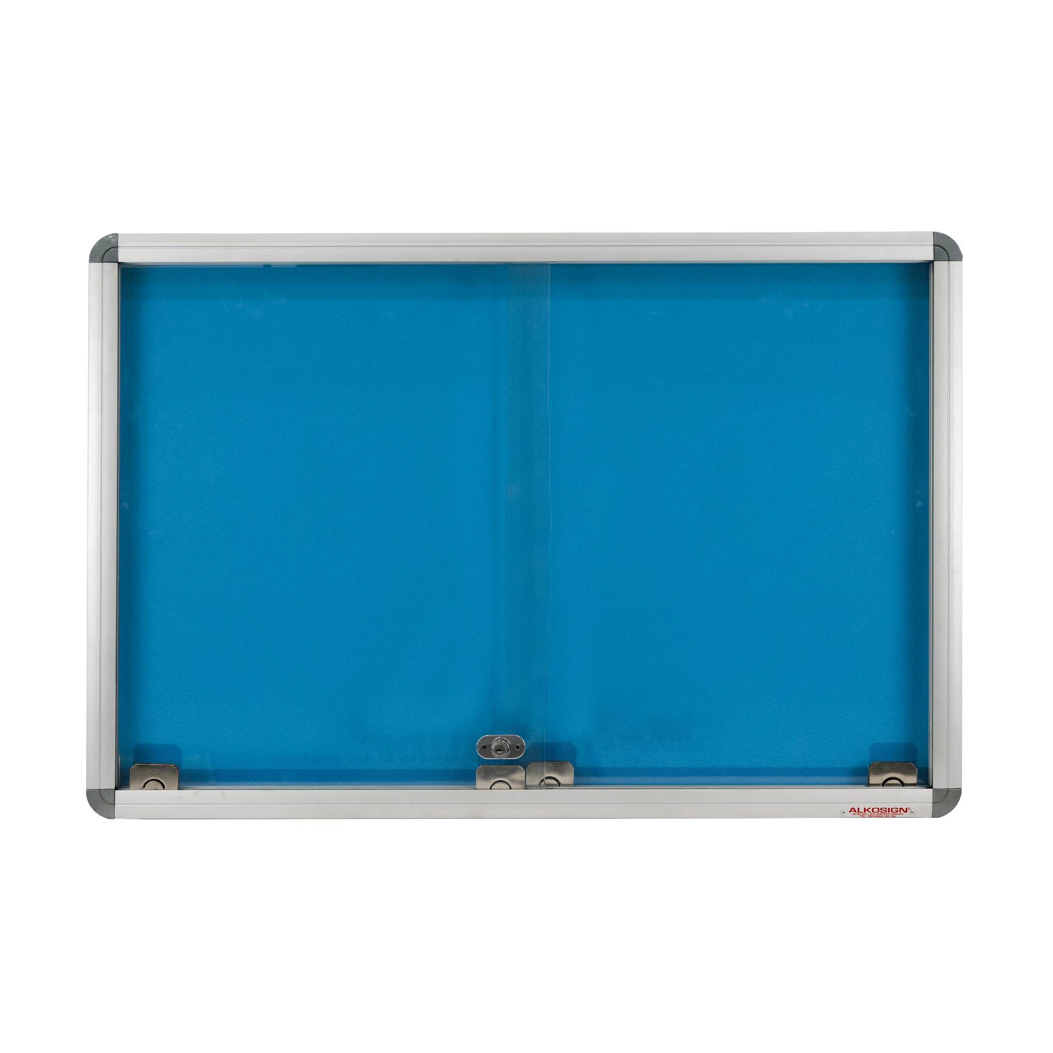 Sliding Glass Notice Board